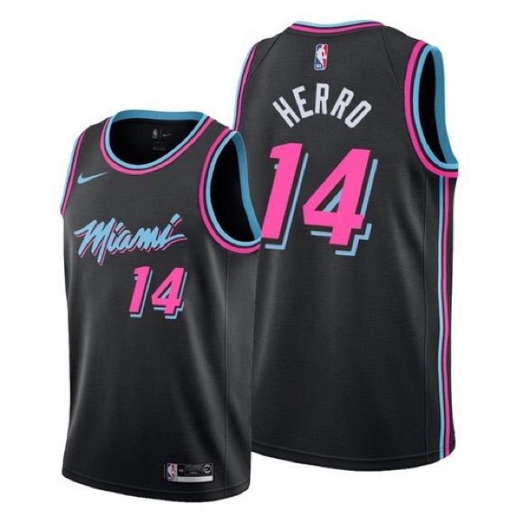 black miami heat city jersey